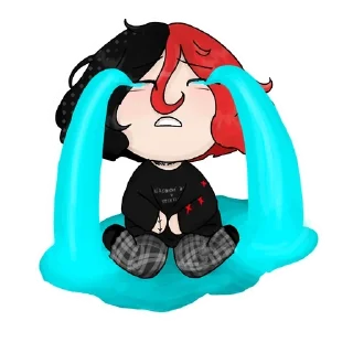 😭 emoji Курсет Telegram sticker 3 of 7