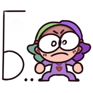 😠 emoji крашеный карлик @freshka13 Telegram sticker 8 of 15