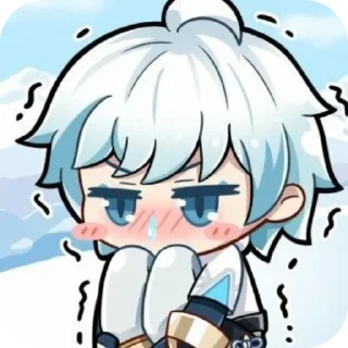 🥶 emoji Chongyun ➩ @Earth928B Telegram sticker 13 of 50