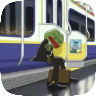 😴 emoji Pepe video pack 3 Telegram sticker 17 of 59