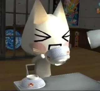 😋 emoji <`3かわい子猫:;🍮 Telegram sticker 8 of 29