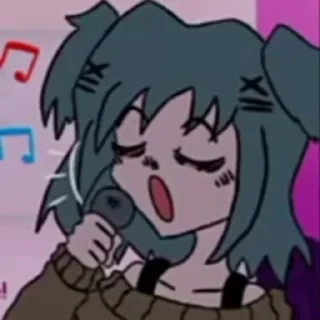 🎤 emoji 𝚕𝚊𝚌𝚎𝚢 𝚖𝚢 𝚋𝚎𝚕𝚘𝚟𝚎𝚍 Telegram sticker 15 of 43