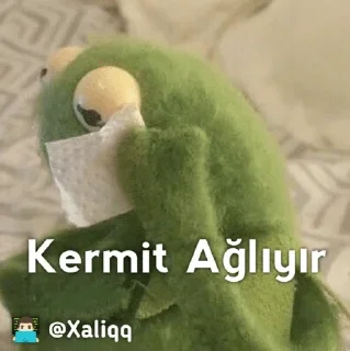 😢 emoji Kermit Mood 💫 | 👨🏻‍💻 @Xaliqq Telegram sticker 12 of 30