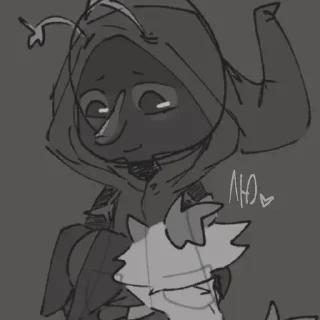 🌟 emoji чёрный Йорк Telegram sticker 7 of 75