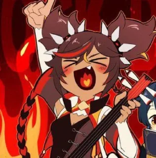 🔥 emoji 🎸░‧ꪎꪱꪀꪗꪋꪀ  ❭❭🔥 Telegram sticker 10 of 120