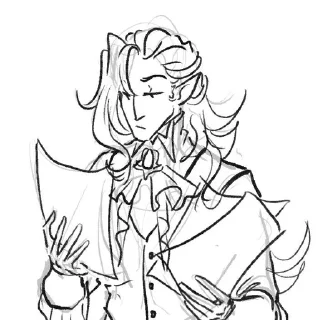 🌟 emoji Neuvillette (2) Telegram sticker 24 of 120