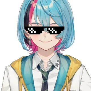 💙 emoji Kyo (@StickersByMirai)⋆·˚ ༘ * Telegram sticker 10 of 55