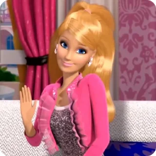👋 emoji iconic barbie Telegram sticker 21 of 21