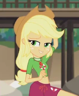 🌟 emoji 𐙚 apple jack !! 🍎 Telegram sticker 17 of 27