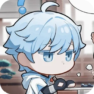 ❔ emoji Chongyun ➩ @Earth928B Telegram sticker 23 of 50