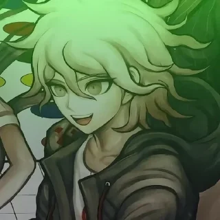 🍀 emoji °× Nagito Komaeda -£ Telegram sticker 2 of 40