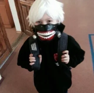 ❤️ emoji канеки крутые стики Telegram sticker 24 of 35