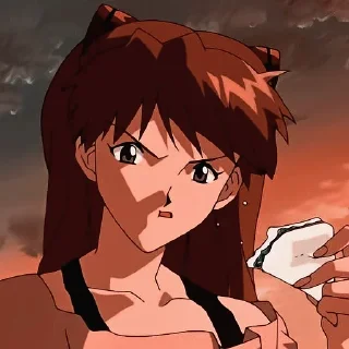 🔮 emoji Asuka Langley @SbornikStickers Telegram sticker 4 of 70