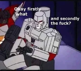 😒 emoji Transformers memes Telegram sticker 8 of 30
