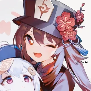 🥔 emoji Ху Тао Telegram sticker 15 of 102