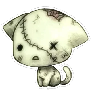 😟 emoji @_< @k07stik Telegram sticker 8 of 98