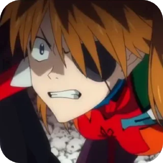 🧡 emoji Aska Langley • @Earth928B Telegram sticker 24 of 50