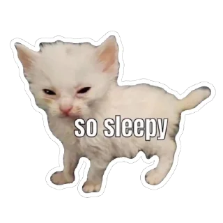 🥱 emoji котёнки <3 Telegram sticker 14 of 39
