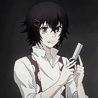 😏 emoji Suzuya Juuzou Telegram sticker 6 of 25