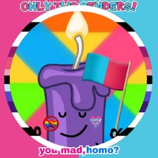 🌟 emoji Права гамафобам!!!🏳️‍🌈🏳️‍🌈🏳️‍🌈 Telegram sticker 11 of 120