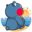 ☀ emoji Kumamon Telegram sticker 23 of 30