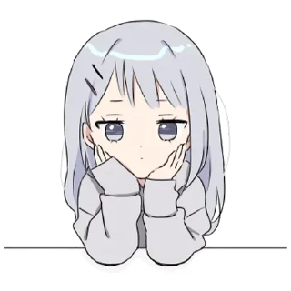 😐 emoji nyafkatyan Telegram sticker 11 of 24