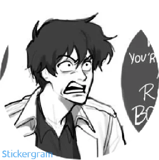😡 emoji Не пизди Telegram sticker 21 of 32