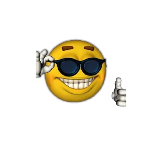 👍 emoji Жёлтые Telegram sticker 7 of 14