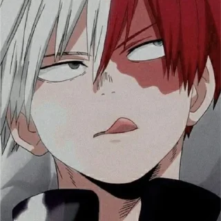 ☯️ emoji | [Todoroki Shouto] | Telegram sticker 18 of 20