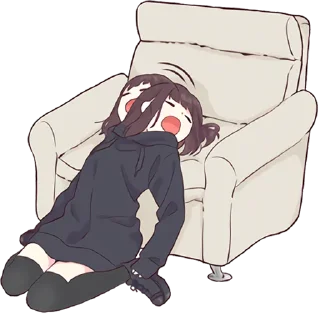 😵 emoji Kurumi Chan Pt.3 @jp_stickers Telegram sticker 19 of 40