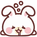 😴 emoji HD lovely bunny  ♡  @ririmoji
  by natsumi (line) Telegram sticker 14 of 40