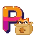 🔤 emoji chpic.su • @EmojisTG | Английский алфавит ВК Telegram sticker 16 of 52