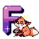 🔤 emoji chpic.su • @EmojisTG | Английский алфавит ВК Telegram sticker 6 of 52