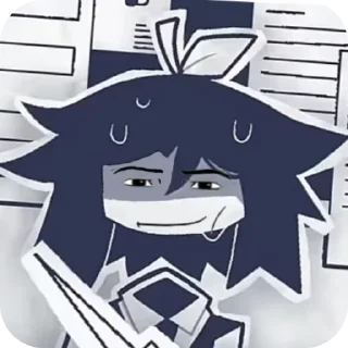🥸 emoji Бумажные черти Telegram sticker 20 of 37