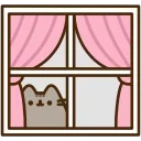 😐 emoji Кошка Пушин (@TgSticker) Telegram sticker 5 of 28