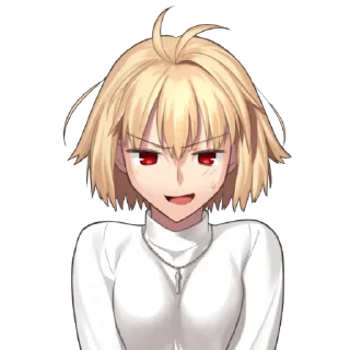 🫥 emoji 月姫 A piece of blue glass moon Telegram sticker 18 of 111
