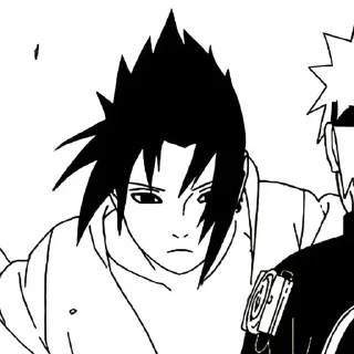 🕳️ emoji Sasuke Uchiha ≈ @wujsed Telegram sticker 14 of 84