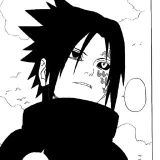 🕳️ emoji Sasuke Uchiha ≈ @wujsed Telegram sticker 12 of 84
