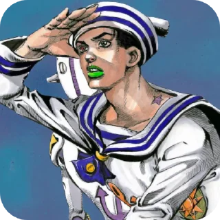 🫡 emoji JOJO Telegram sticker 10 of 86