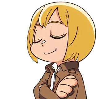 😏 emoji Атака Титанов @nyasticks Telegram sticker 9 of 25