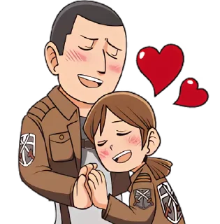 ❤️ emoji Атака Титанов @nyasticks Telegram sticker 24 of 25