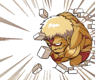 🏃‍♂ emoji Атака Титанов @nyasticks Telegram sticker 21 of 25
