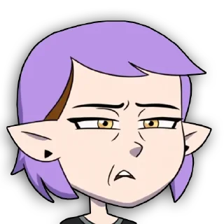 😑 emoji Owl House Telegram sticker 23 of 78