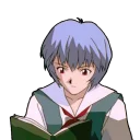 📚 emoji Ayanami Rei Telegram sticker 9 of 62