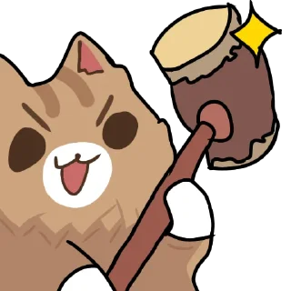 😌 emoji Кривые коты от @anderkf Telegram sticker 20 of 28