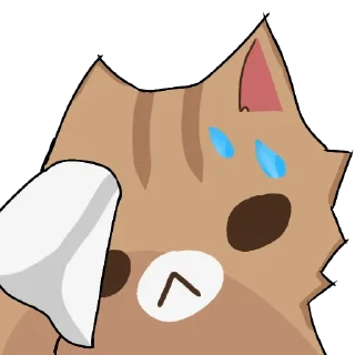 😰 emoji Кривые коты от @anderkf Telegram sticker 11 of 28