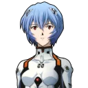 😶 emoji Ayanami Rei Telegram sticker 16 of 62