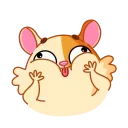 🤪 emoji Хомячок (@TgSticker) Telegram sticker 6 of 20