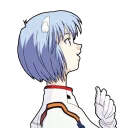 😄 emoji Ayanami Rei Telegram sticker 7 of 62