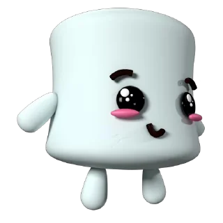 ❤️ emoji Marshmallow Telegram sticker 8 of 15